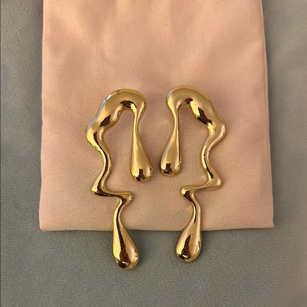 Gold Drip Earrings